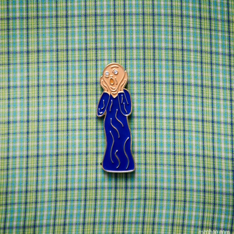 For You Archie McPhee | The Scream Enamel Pin