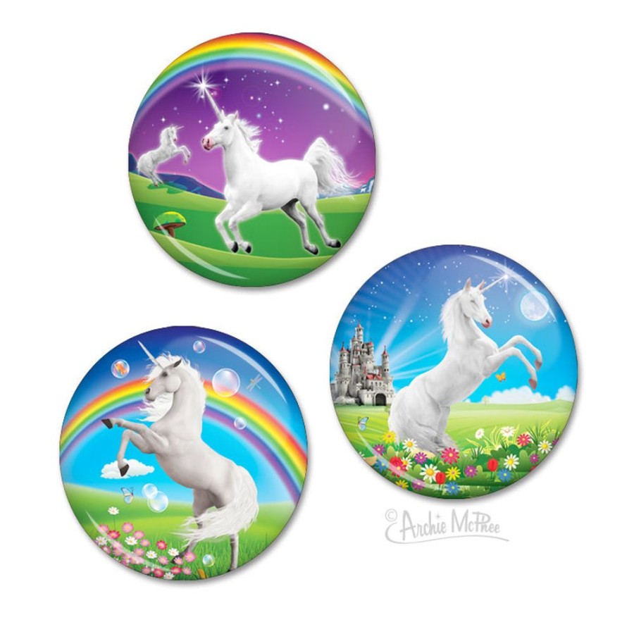 Gifts Archie McPhee | Unicorn Buttons