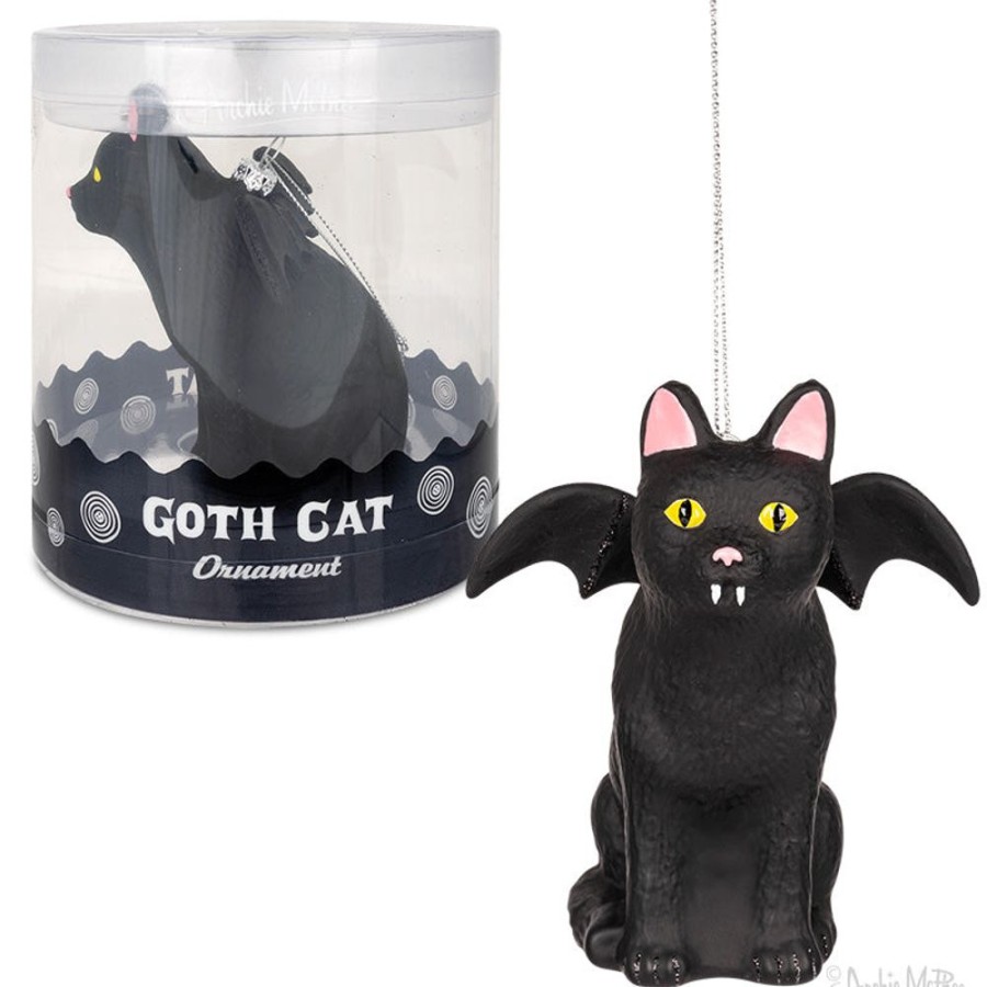 Gift, Party & Holiday Archie McPhee | Goth Cat Ornament