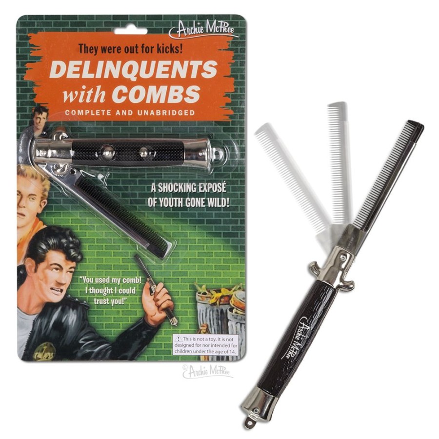 Gifts Archie McPhee | Switchblade Comb