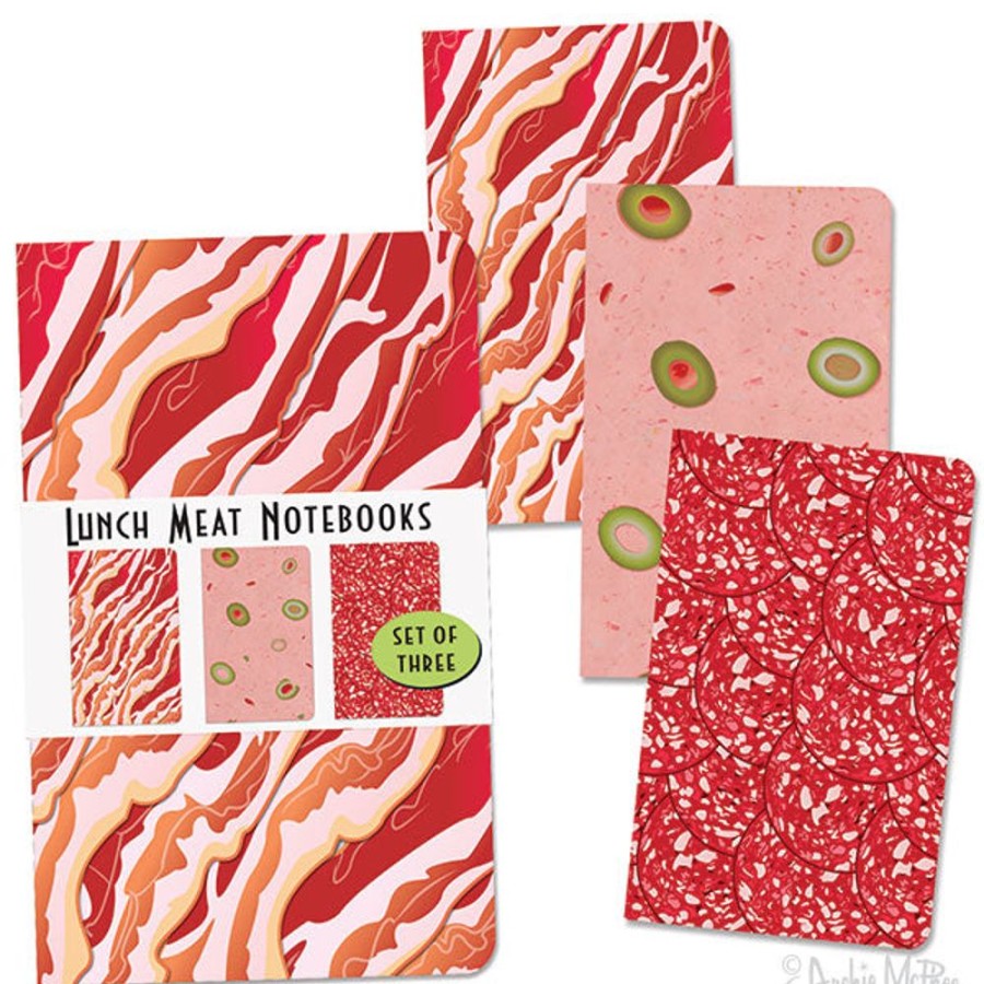 Gift, Party & Holiday Archie McPhee | Lunch Meat Notebooks