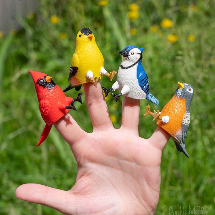 Fun Archie McPhee | Finger Bird Feeder Birds