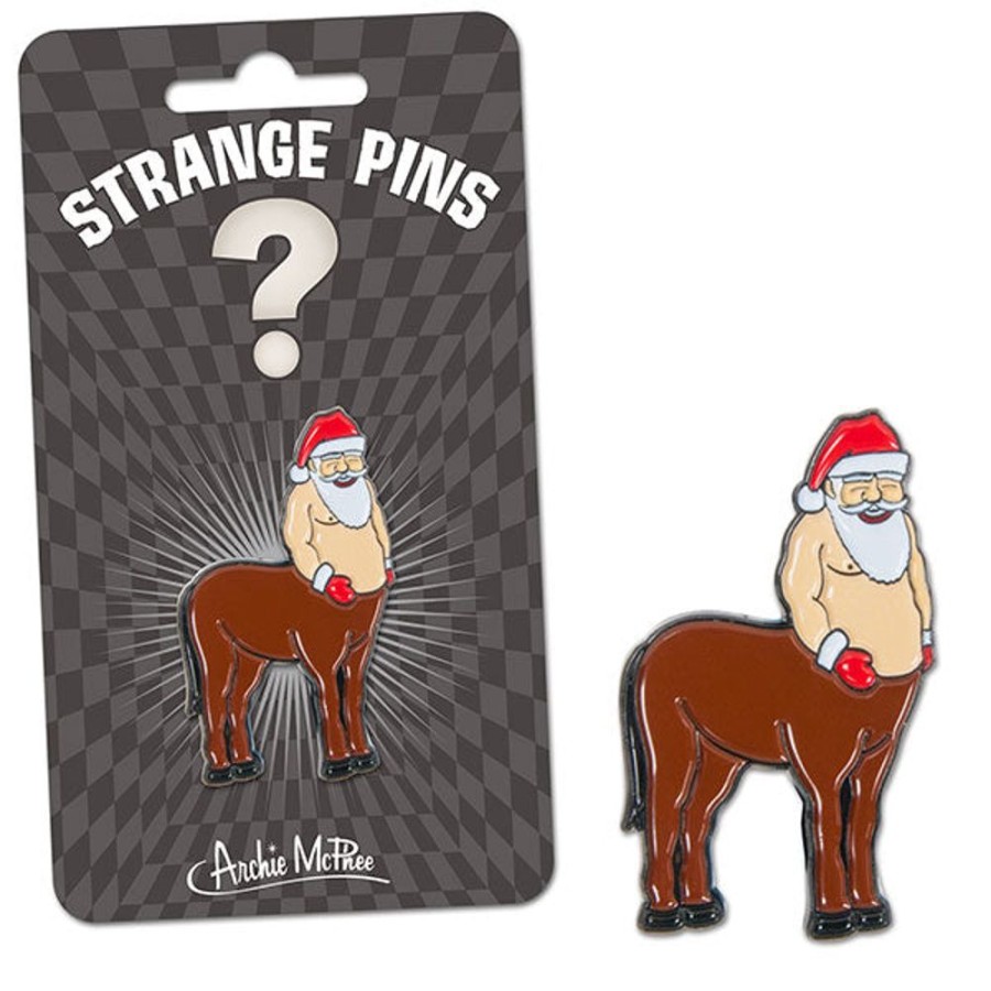 Gifts Archie McPhee | Santaur Enamel Pin