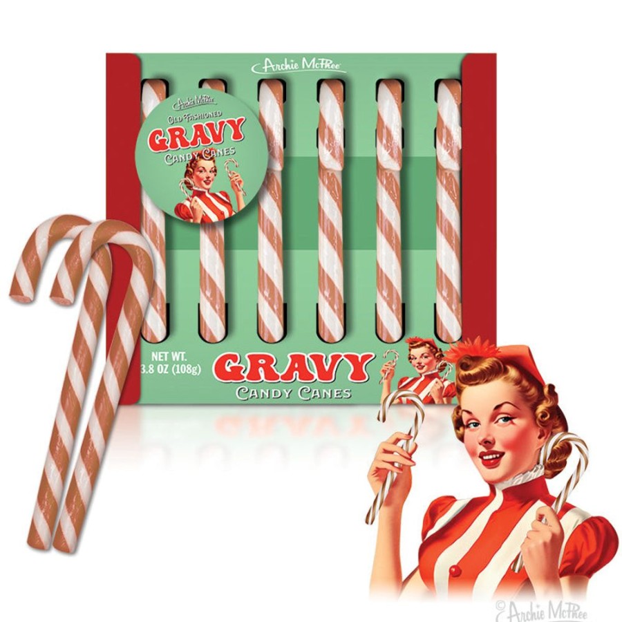 Gifts Archie McPhee | Gravy Candy Canes