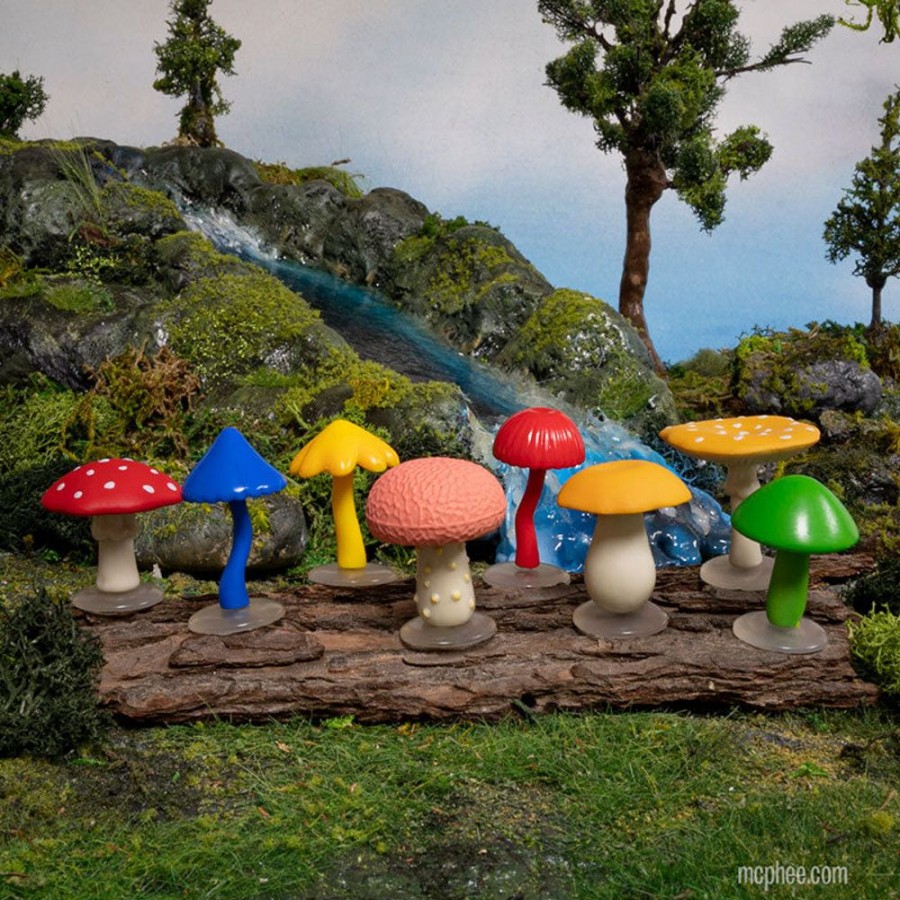 Fun Archie McPhee | Collection Of Mini Mushrooms