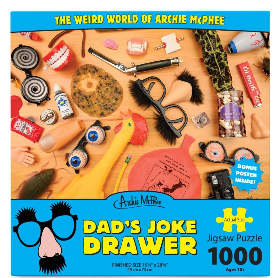 Gifts Archie McPhee | Dad'S Joke Drawer Puzzle