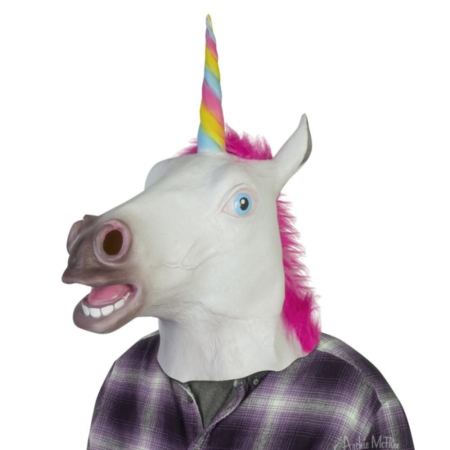 Gift, Party & Holiday Archie McPhee | Rainbow Unicorn Mask