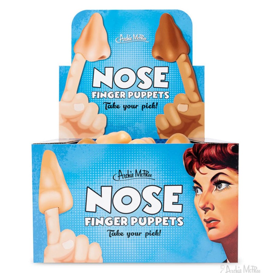 Gift, Party & Holiday Archie McPhee | Nose Finger Puppets Bulk Box