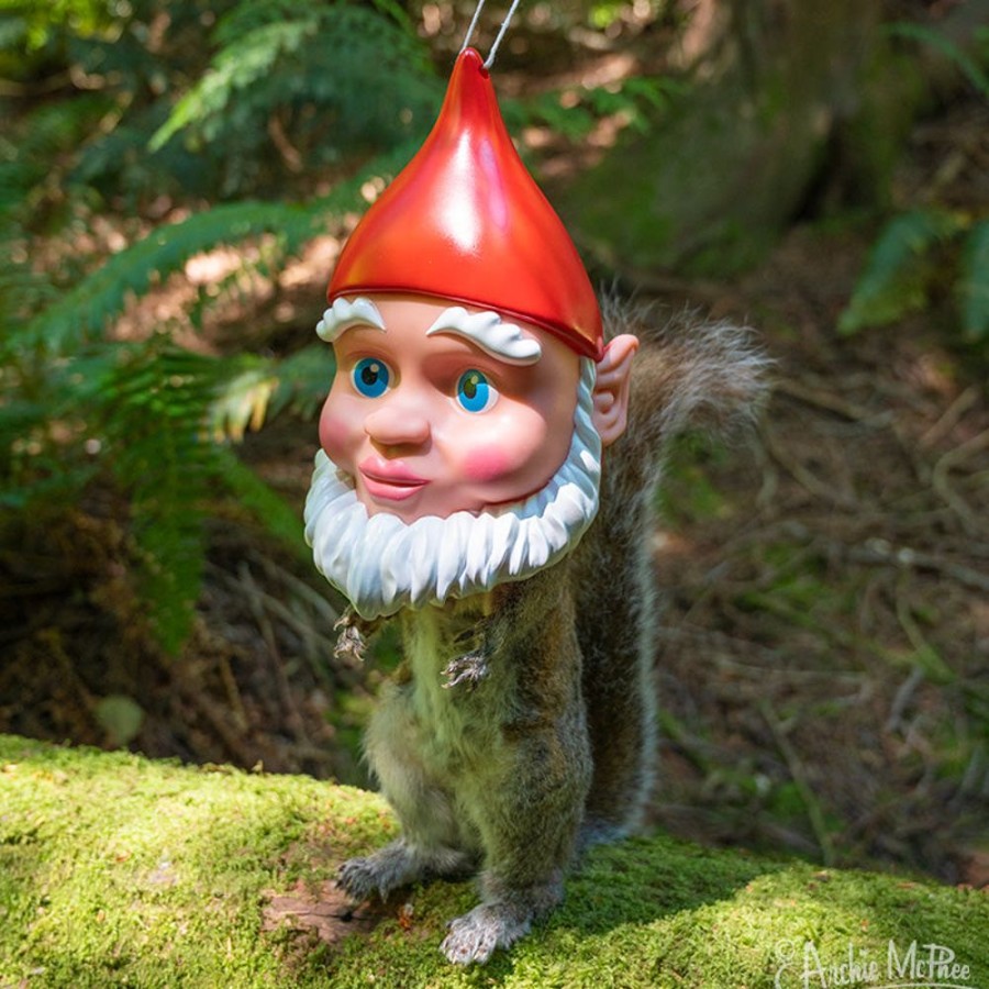 Gifts Archie McPhee | Gnome Squirrel Feeder