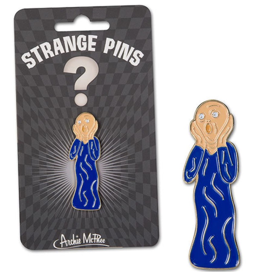 Gifts Archie McPhee | The Scream Enamel Pin