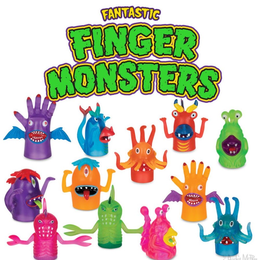 School & Office Archie McPhee | Fantastic Finger Monsters Bulk Box