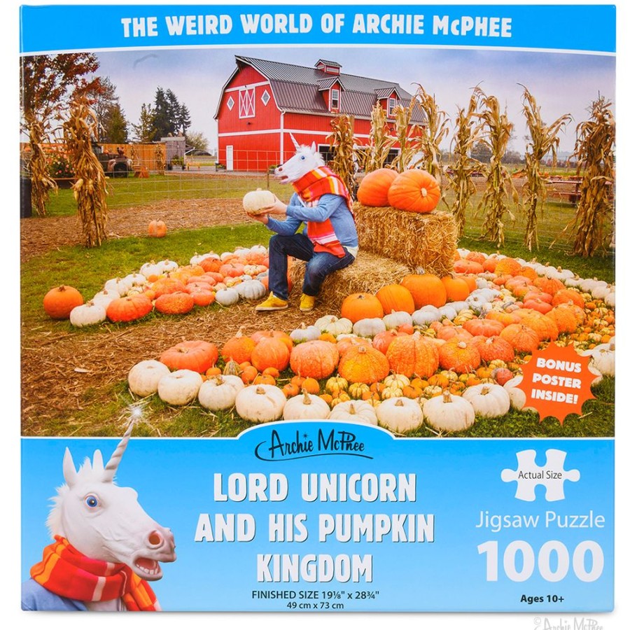 Gifts Archie McPhee | Lord Unicorn And His Pumpkin Kingdom Puzzle