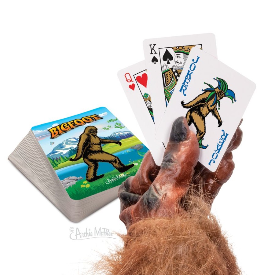 Gifts Archie McPhee | Bigfoot Playing Cards