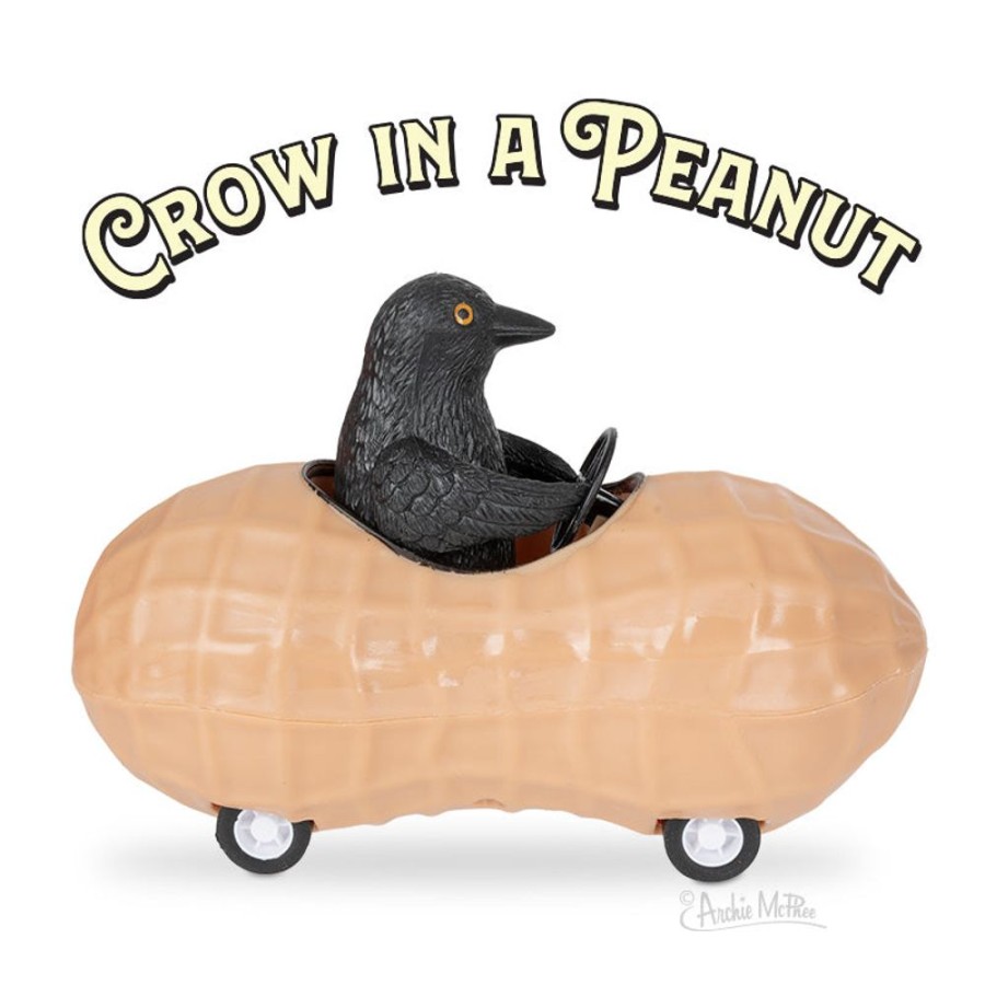 Fun Archie McPhee | Crow In A Peanut