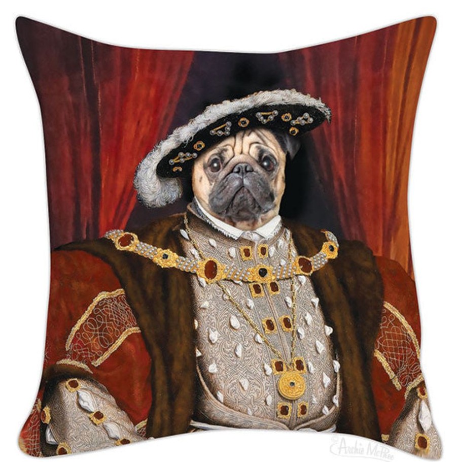 Gifts Archie McPhee | Henry The Pug Pillow Cover