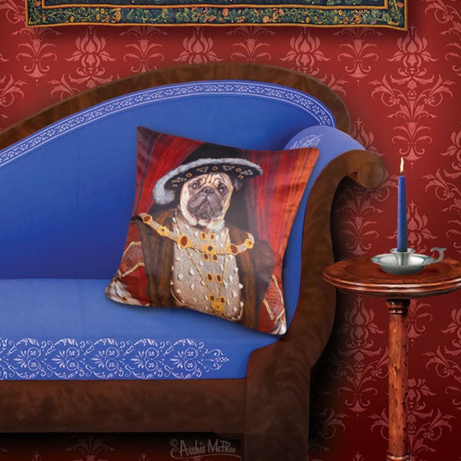 Gifts Archie McPhee | Henry The Pug Pillow Cover