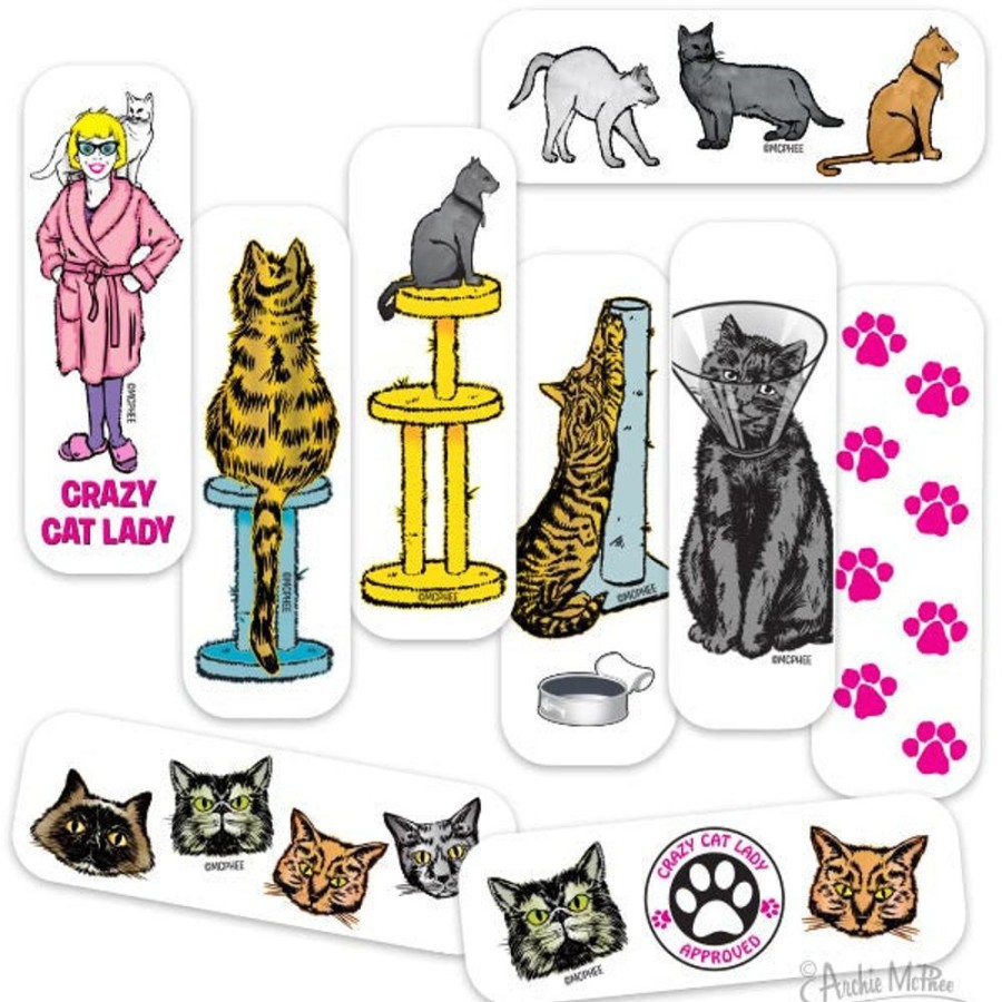 Gifts Archie McPhee | Crazy Cat Lady Bandages