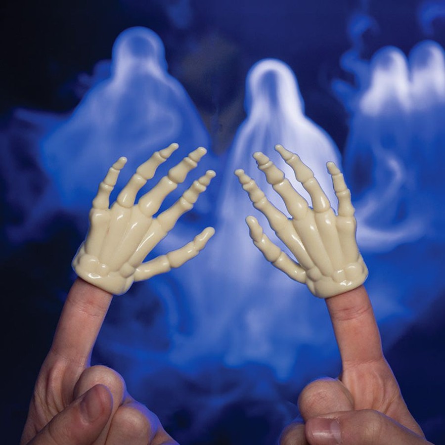 Fun Archie McPhee | Glow-In-The-Dark Skeleton Finger Hands