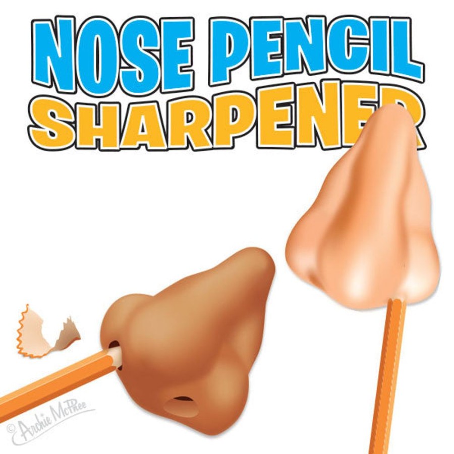 School & Office Archie McPhee | Nose Pencil Sharpener